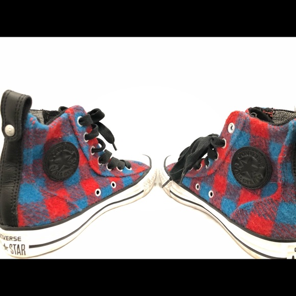 Converse & Woolrich Collaboration Hi-Top Sneakers - Picture 5 of 8